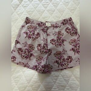 J Crew Floral Women's boxer shorts